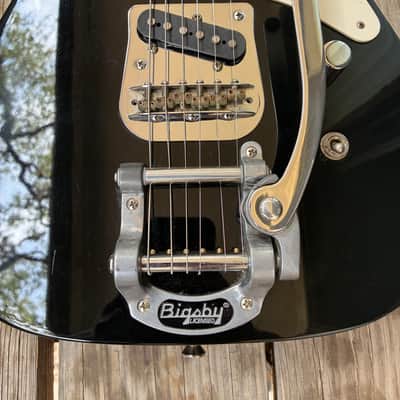 Squier Vintage Modified Cabronita Telecaster with Bigsby 2014 - 2019 - Black electric, Guitar, limited edition image 4
