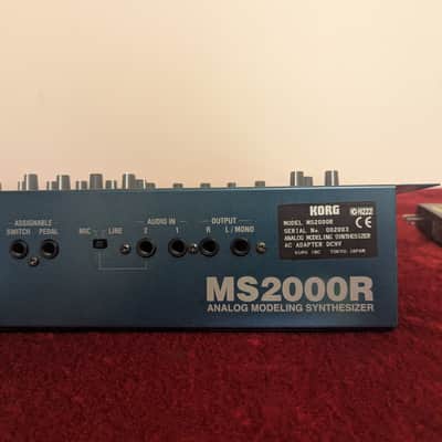 Korg MS2000R 2000s - Blue Rackmount Analog Modeling Synthesizer Synth image 9