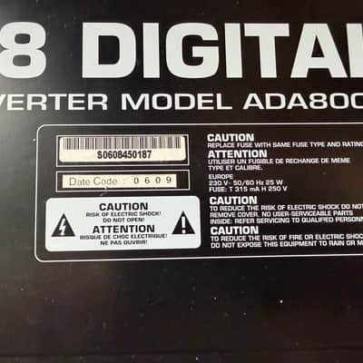 Behringer Ultragain Pro-8 Digital ADA8000 8-Channel Mic Preamp with A/D Converter 2009 - Silver image 5