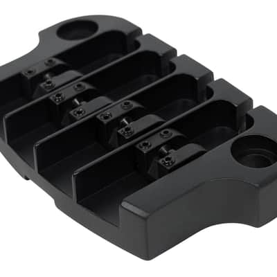 Hipshot® SuperTone Bass Bridge~4-String 3-Hole~fits Gibson Bass~Black~Brand New image 2