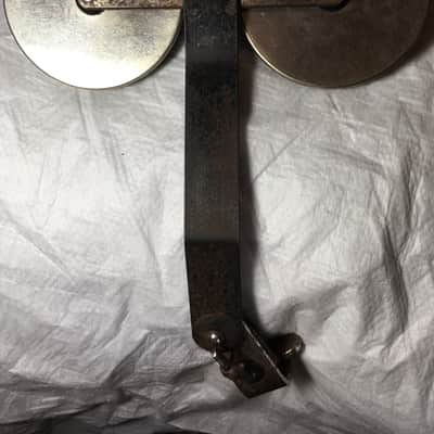 Ludwig & Ludwig Bass Drum Head Dual Muffler 1920s - 30s Nickel - Black image 7