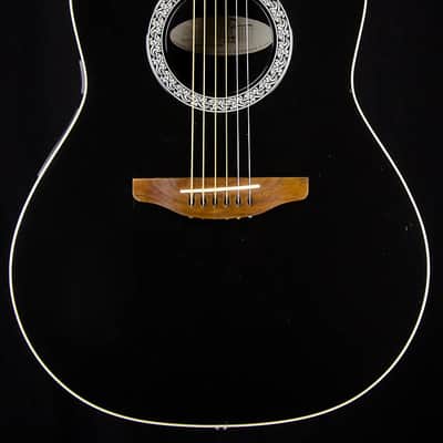 Used Ovation USA 1861 Balladeer Acoustic Electric Guitar, Hardcase, US Made image 1