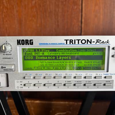 Korg Triton Rack Synthesizer/Sampler Workstation Ver 1.5.3 w/ FULL SIMM power supply image 5