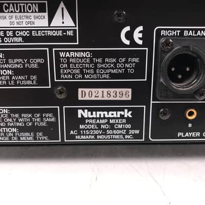 Numark CM100 DJ Mixer 4 Channel Full Width image 7