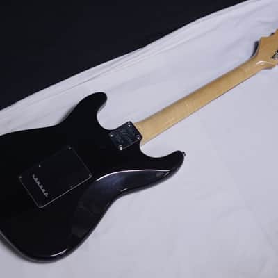 Burns London Cobra electric guitar in black - tremolo - used - w/ Gig Bag image 6