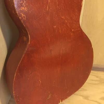 Late '50s United-made Parlor guitar, electrified image 11