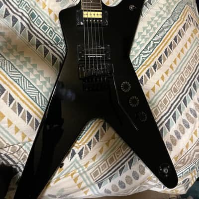 Dean Dime Shadow ML 2010 w/Dimebucker Pickup Set- Black image 1