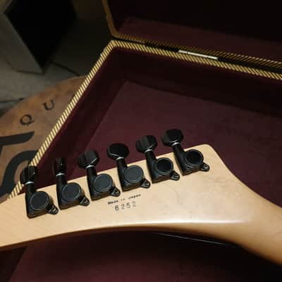 RARE Vintage ESP M-I 1988 Ice Blue Banana Hockey Stick Kramer Van Halen Headstock MIJ Super Strat image 8