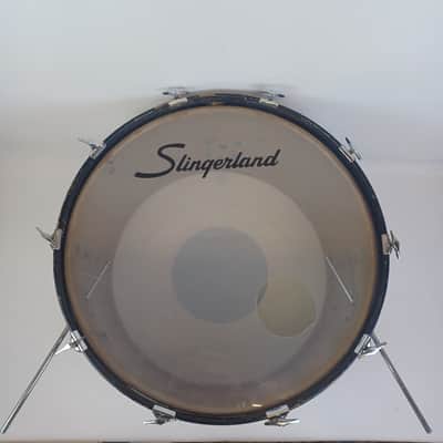 Slingerland 14x24"Concorde Bass Drum 1970 3Ply Chrome Over Wood COW USA image 7