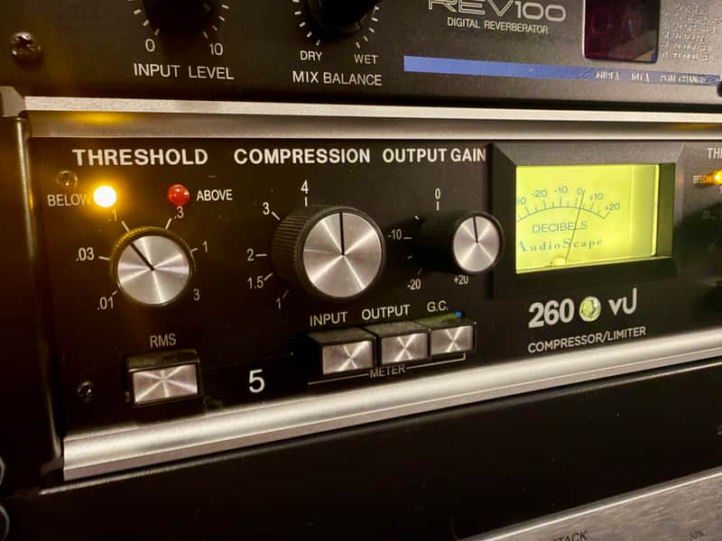 AudioScape Engineering Co. 260 vU Compressor/Limiter 2010’s Black image 1
