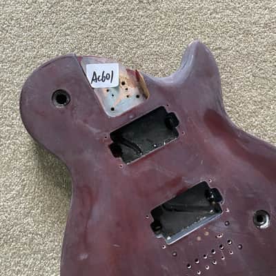 Red Single Cutaway Guitar DIY Project Body image 5