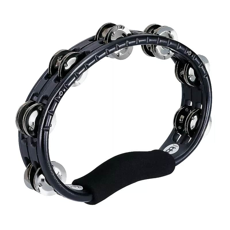 Meinl TMT1-BK Handheld Tambourine with Steel Jingles image 1