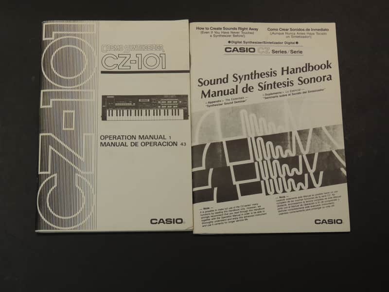 Casio CZ-101 Operation Manual & Sound Synthesis Handbook [Three Wave Music] image 1