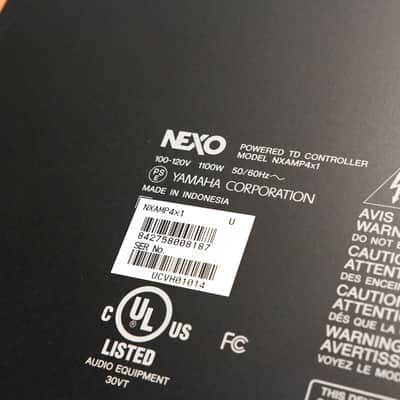 NEXO NXAMP4x1 4-Channel DSP Power Amplifier CG01Z3Y image 12