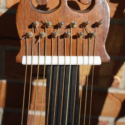 1895 Joseph Bohmann Harp Guitar 6/12 image 13