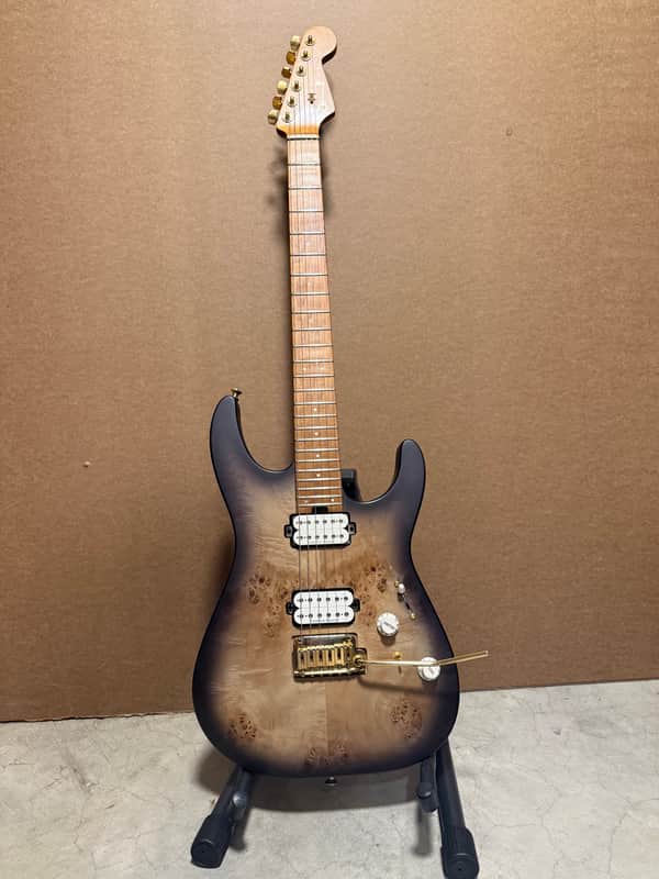 ギター PRO-MOD DK24 HH 2PT CM POPLAR BURL Charvel Pro-Mod DK24 HH 2PT CM Poplar Burl | Reverb