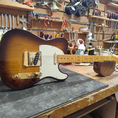 Fender 75th Anniversary Commemorative Telecaster 2021 - 2-Color Bourbon Burst image 1