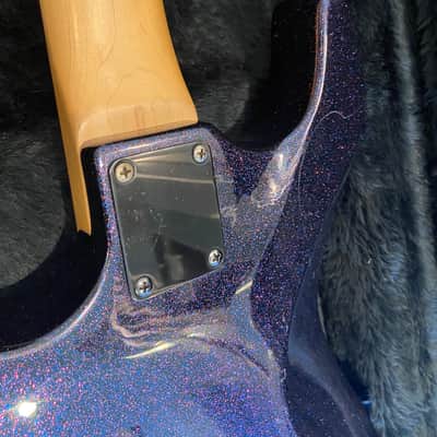Hamer Slammer 5-String Bass 2010s Purple Sparkle image 7