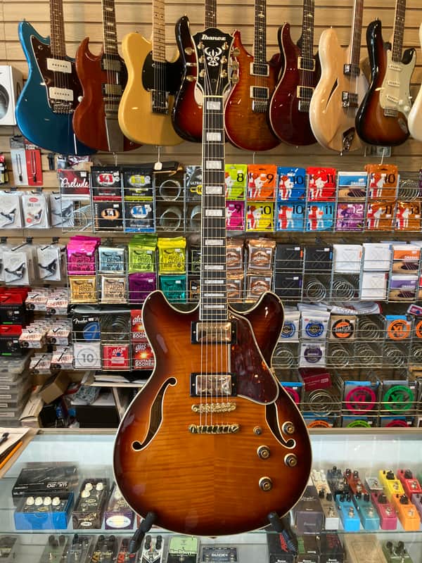 Ibanez AS93FM-VLS Artcore Expressionist Violin Sunburst with bag image 1