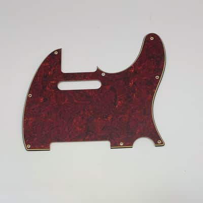 BloomDoom 4 Ply Aged Red Tortoise Relic T-Style Pickguard image 4