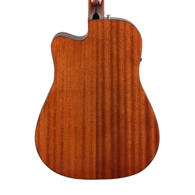 Used Fender CD-60SCE Dreadnought All-Mahogany - Natural image 7