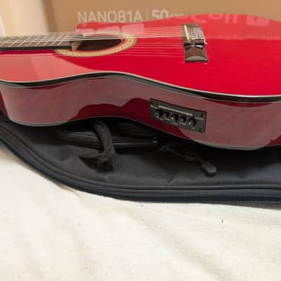 Ibanez GA35TCE Thinline Cutaway Nylon-String Classical Acoustic-Electric Guitar + Ibanez Gig Bag image 7