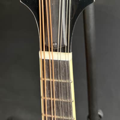 Eastman MD404-BK Oval-Hole A-Style Mandolin Gloss Black Top w/ Case image 9