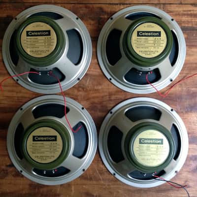 Vintage 1966 Marshall Tall Bottom 4x12 cabinet cab with 1966 G12M Celestion Greenback 's image 8