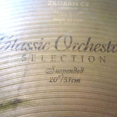 20" Zildjian Classic Orchestral Selection Suspended Cymbal image 3