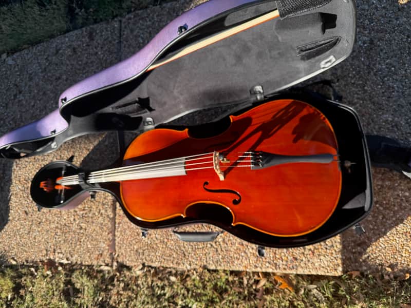Full Size 4/4 Handmade Burak Cello 2020 - Natural image 1