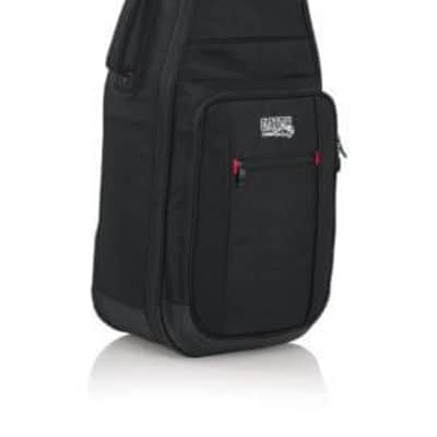 Gator Pro-Go Series 2X Bass Guitar Bag w/ Micro Fleece Interior and Removable Backpack Straps G-PG BASS 2X image 1