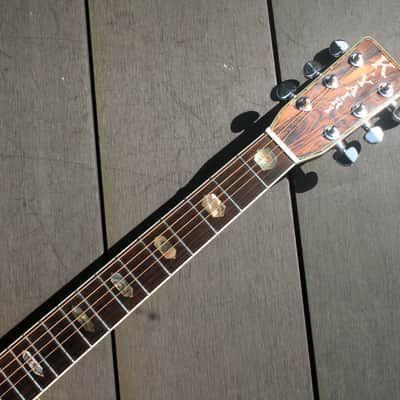 1978 Yairi YW800 B. Rosewood Jacaranda Japan Vintage - Natural+Vintage Hard Case image 5