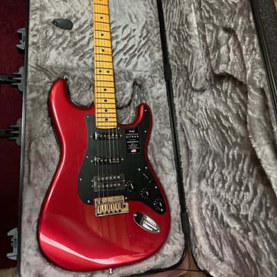 Fender American Ultra II HSS Stratocaster - Sinister Red w/ Hard Case image 15