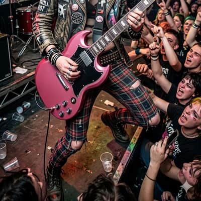 Rare Gibson SG Goddess 2006 - Unique Custom Dark Pink Refinish - Ebony Board image 23