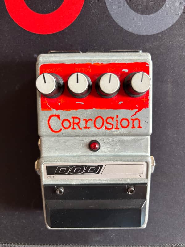 DOD Corrosion FX70C - Red Label 1997-1998 - Red, Silver, Worn Patina image 1
