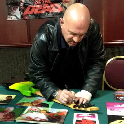 Custom Schecter 2002 NAMM Convention Horror Masterworks Display Catalog Guitar SIGNED Dawn Of The Dead George Romero Horror Halloween image 15