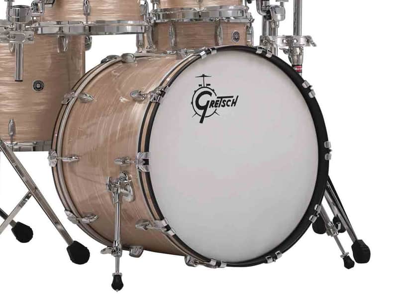 Gretsch GR808.722 Bass drum USA Brooklyn 20x16 Cream Oyster image 1