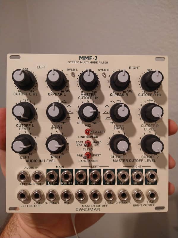 Cwejman MMF-2 Stereo Multi Mode Filter - Eggshell image 1