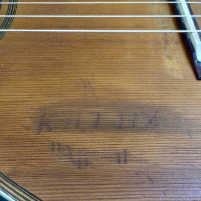 Vintage (Lyon & Healy?) Parlor Guitar, 1900s image 10