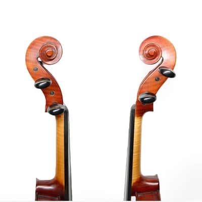 Handmade 4/4 Violin Outfit Italian Spruce, 1pc Maple Back, Rich Tone, Case & Bow image 5