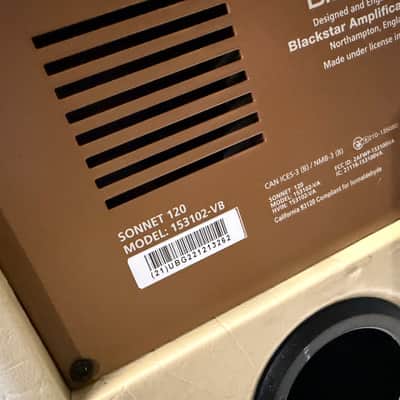 Blackstar Sonnet 120 Natural Response 120-Watt 1x8" Acoustic Guitar Amp 2020 - Present - Blonde image 14