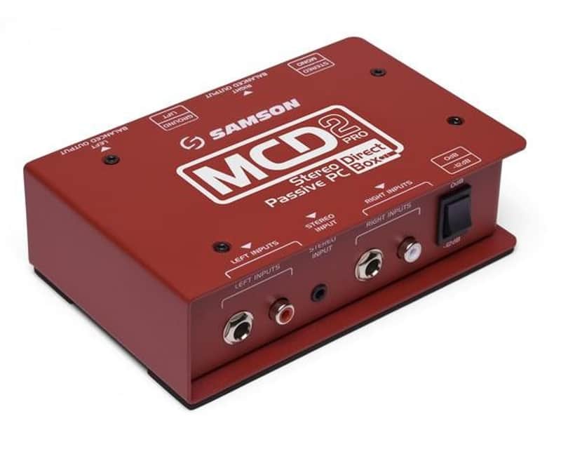 Samson MCD2 Pro 2-channel Passive A/V Direct Box - Model # SAMCD2PRO image 1