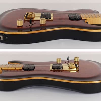 1995 Godin Artisan TC Quilt Top Sunburst with Hardshell Case image 4