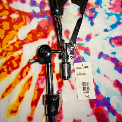 Pearl S1000D Gyro-Lock Low Double Braced Snare Drum Stand 2010s - Chrome image 2
