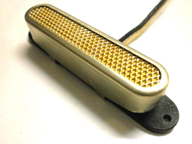 Telecaster NECK  Pickup AGED RELIC Gold Foil Raw Cover Fits Tele Vintage Fender Q Squire Hand Wound image 1