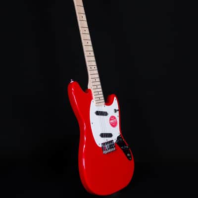 Squier Sonic Mustang, Maple FB, Torino Red image 8