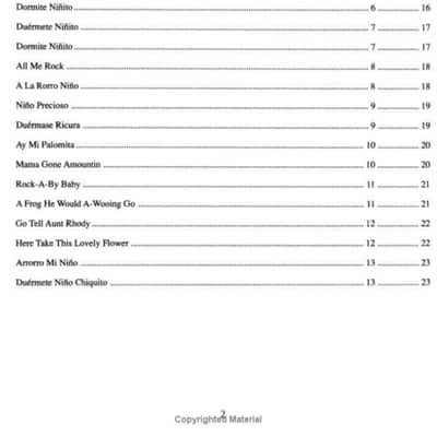 Lullabies of the Americas - Mel Bay Guitar Notes Standard Song Book NEW image 2