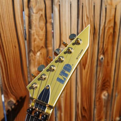 ESP LTD M-1 Custom '87 Dark Metallic Gold 6-String Electric Guitar image 5