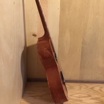 Late '50s United-made Parlor guitar, electrified image 9