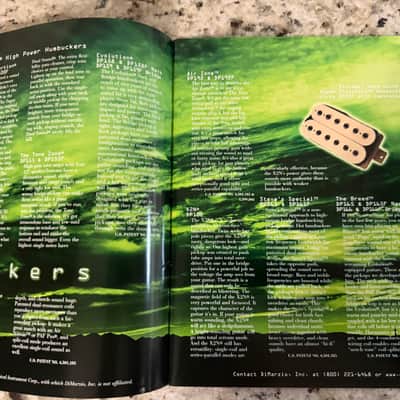 DiMarzio Catalog & Price List 2000 super distortion tone zone evolution Air Norton X2N image 3